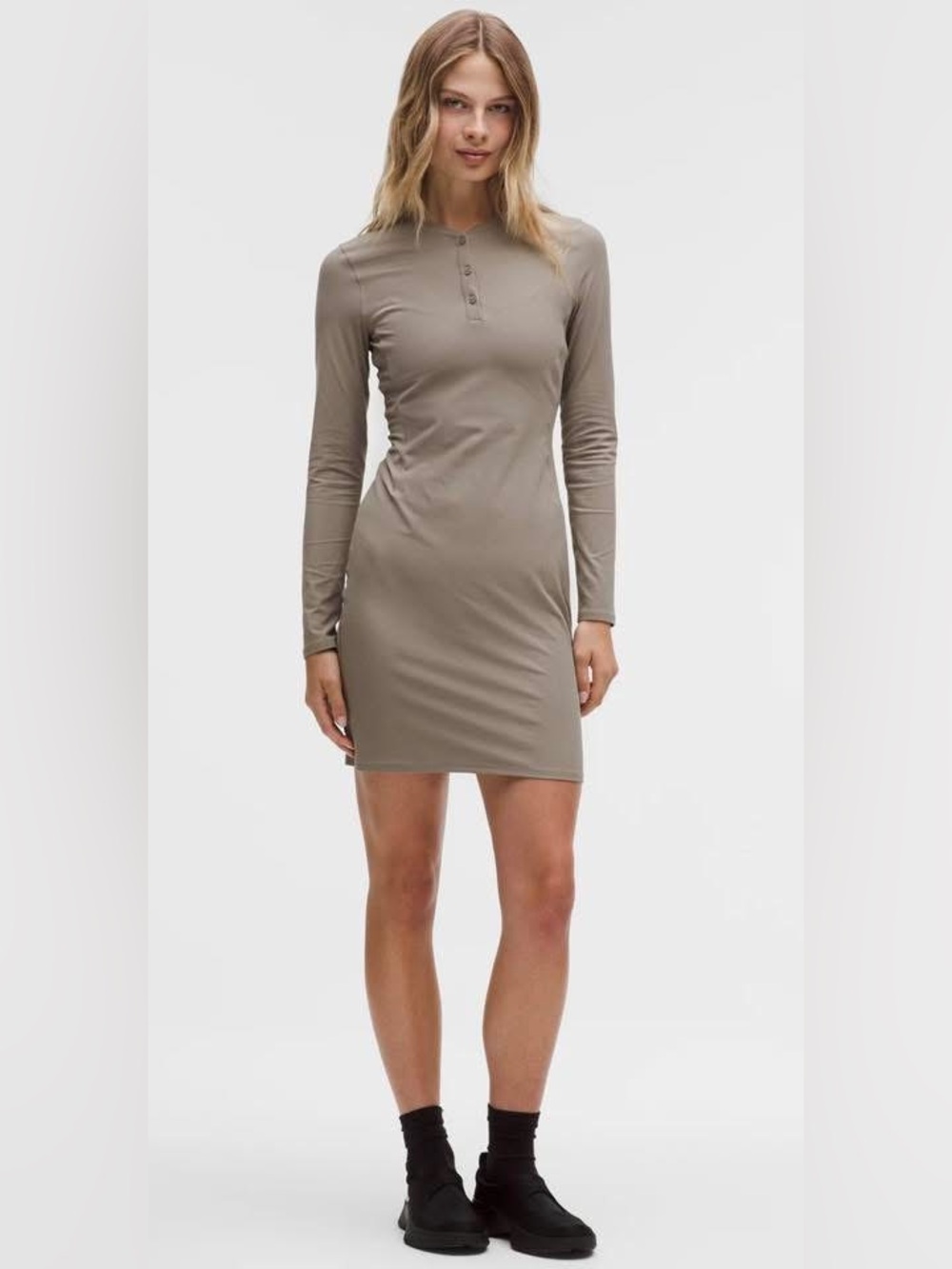 Lululemon All Aligned Ribbed Henley Dress, NWT!